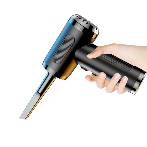 Pistolet à air pour nettoyage Souffleur électronique Aspirateur à air rechargeable Souffleur de poussière électrique à air comprimé 2000mAh 68 W 17,8 x 7 x 14 cm