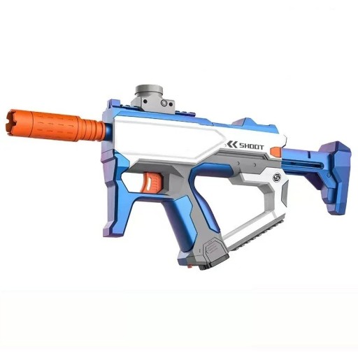 Pistolet spatial électrique automatique à billes de gel Arme pour enfants avec chargeur Lunettes de protection Chargement USB Jouets pour garçons