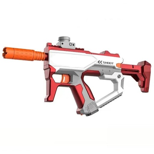 Pistolet spatial électrique automatique à billes de gel Arme pour enfants avec chargeur Lunettes de protection Chargement USB Jouets pour garçons