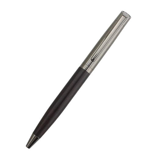 Pix cu bilă din lemn și metal, cu carcasă, cerneală neagră, rechizite de lux pentru scris, birou și școală, stilou de afaceri, cadou elegant, ambalaj