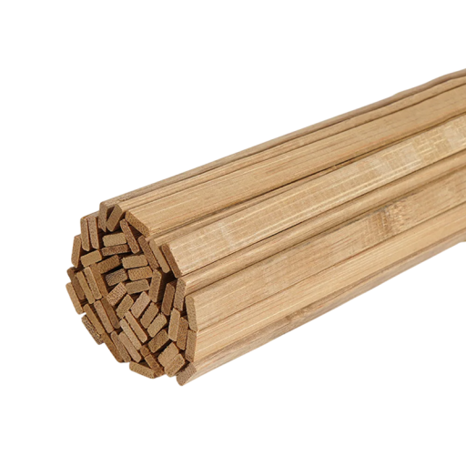 Plăci de bambus pentru DIY 10 buc 3 x 9 x 200 mm Plăci de bambus naturale pentru lucrări manuale Meșteșuguri Modelism Decorațiuni