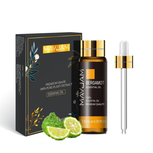Planteæterisk olie 10 ml med pipette Naturlig aromatisk olie til luftfugter og diffuser Duft til afslapning Hjemmearomaterapi