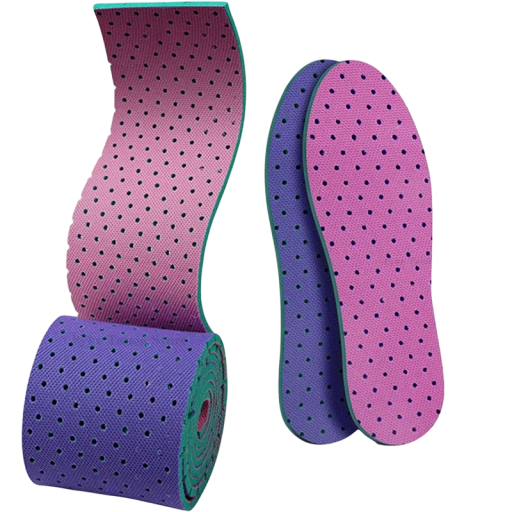 Plantillas autocortantes de 50 cm. Color neutro. Plantillas personalizables para cada talla de calzado. Absorción de impactos. Soporte de arco.