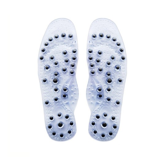 Plantillas de acupresión para zapatos con 68 imanes