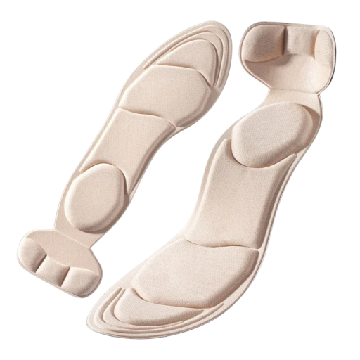 Plantillas para zapatos de mujer EU 35–39 Color neutro Plantillas suaves para caminar cómodamente Absorción de impactos Adecuadas para calzado de trabajo y ocio diario