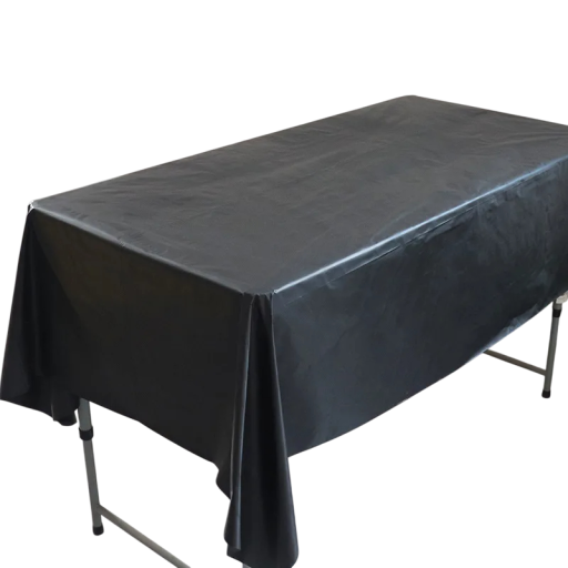 Plastic Disposable Tablecloth 137 x 154 cm Single Colour Decorative Table Cover for Celebrations Parties Picnics Catering Various Colours