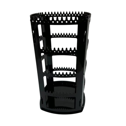 Plastic Earring Stand Rotating Organiser for Jewellery 29.5 × 16 × 16 cm Desktop Holder for Displaying Earrings
