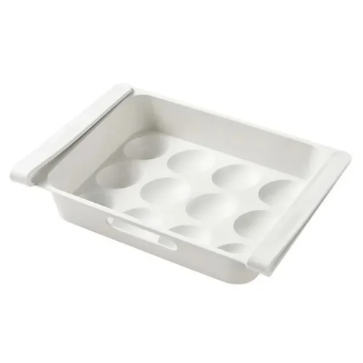 Plastic eieropbergdoos 26×18×5 cm koelkastorganizer eierhouder eiercontainer keukenopbergdoos koelkastlade