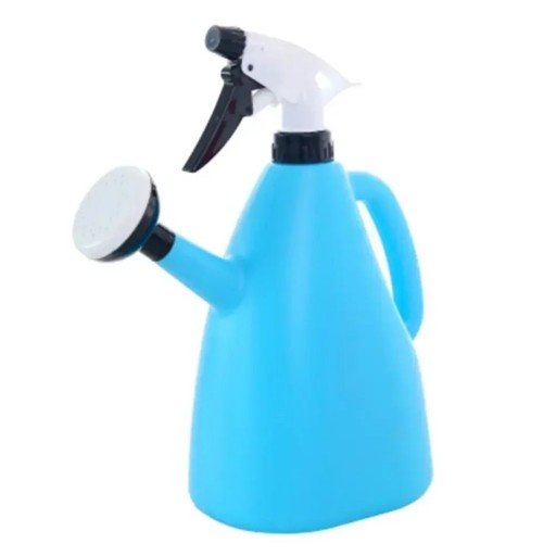 Plastic Gieter met Verstuiver 2-in-1 1 l 13×9,5×25 cm plastic handbewatering en besproeien van planten interieur tuin