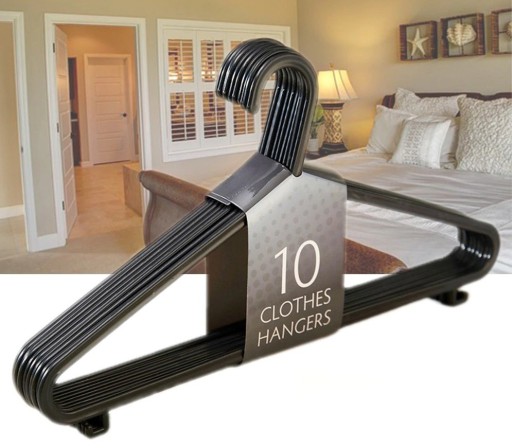Plastic Hangers 10 pcs