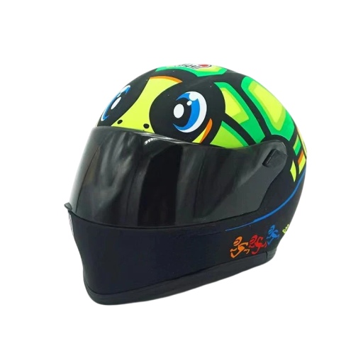 Plastic Helm voor Kat of Hond 16 x 12 x 12 cm Getekend Schildpad Motief Beschermende Helm voor Kleine Dieren tot 10 kg Verstelbare Omvang tot 30 cm