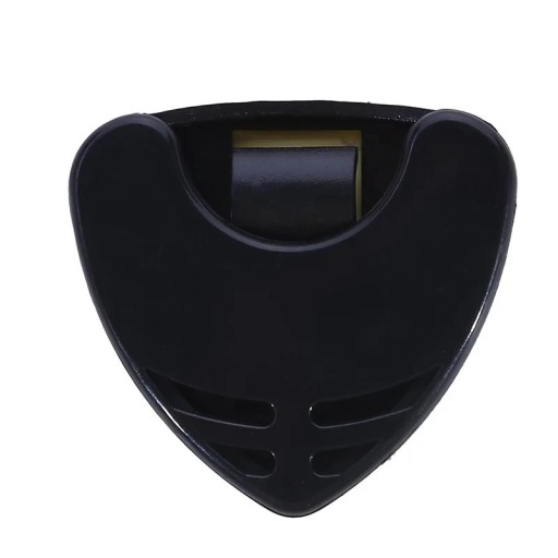 Plastic plectrumhouder 35 x 30 x 8 mm Zelfklevende houder voor gitaar Praktische organizer voor 1–3 plectra Accessoire voor gitaristen