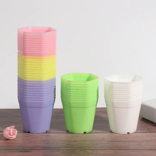 Plastik urtepotte 10 stk.
