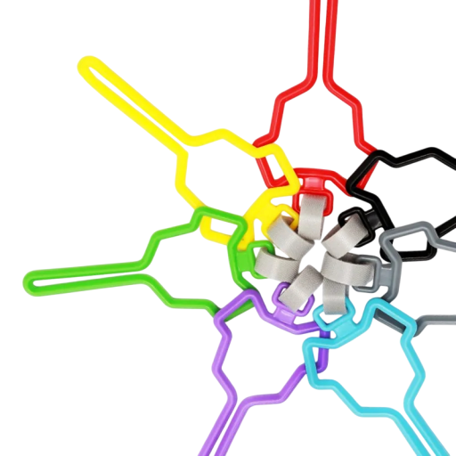 Πλαστικός δίσκος για σακούλες σκυλιών 13x6 εκ. Hands-free κλιπ για λουριά και τσάντες Φορητός διανομέας για βόλτες και καθαρισμό μετά τα κατοικίδια