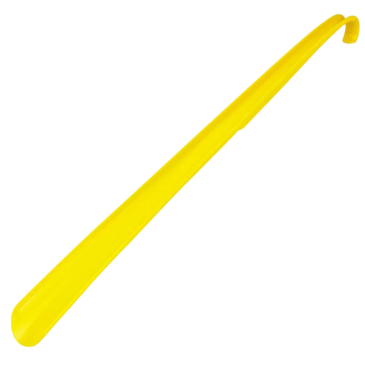 Plastikskohorn 58,5 cm langt skohorn For komfortabel brug af sko uden at bøje sig Ergonomisk hjælpemiddel lavet af slidstærk plast