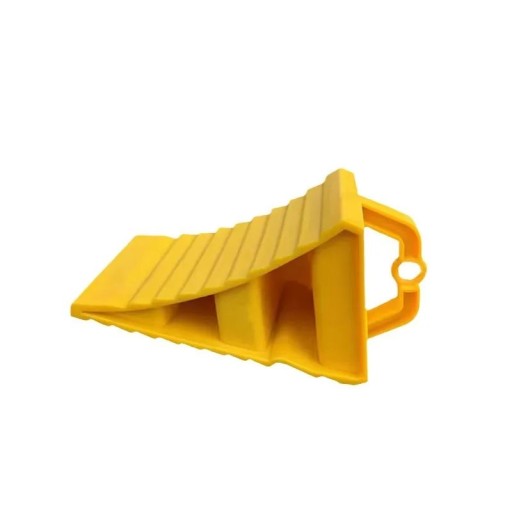 Plastisk dækholder 20x11x12 cm let bærbar kile til bilhjul med skridsikker effekt sikkerhedsstop for køretøjer