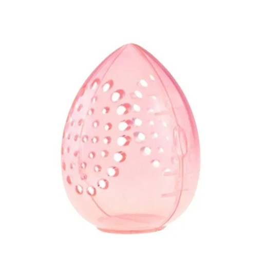 Plastová úložná krabička 7,5 x 5,5 cm na kozmetickú hubku Priehľadný box Držiak na make-up hubku Vajíčko Krabička na cestovanie