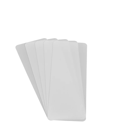 Plastovo-ocelové vložky pro otevírání zámků 230 × 80 mm nano plast a ocel bílé zámečnické nářadí pro práci se zámky