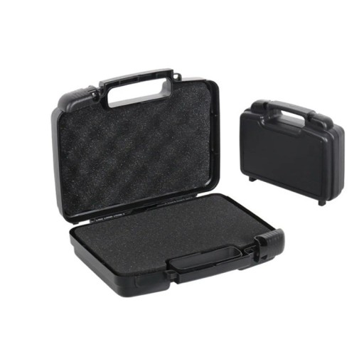 Plastový kufor na náradie Nárazuvzdorný box s penovou vložkou 266 x 210 x 78 mm Plast Čierna Na prístroje aj náradie Multifunkčný prepravný organizér