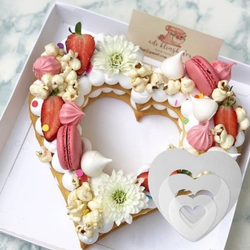 Plateau à gâteau en forme de cœur