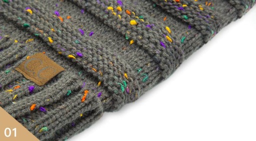 Πλεκτό χειμερινό unisex καπέλο J2949