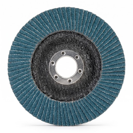 Ploché lamelové brusné kotúče 125 mm 10 ks Zrnitost 60 Otvor 22 mm Modré Na uhlovú brúsku pre brúsenie kovu, dreva a plastu