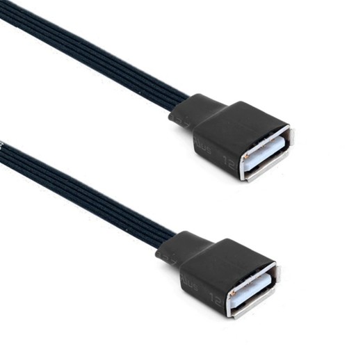 Plochý kabel USB 2.0 F/F