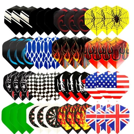 Plumes de fléchettes 48 pcs