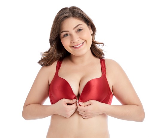 Plus size bh med lukning foran J985