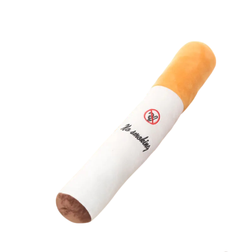 Plush Cigarette 50 cm Soft Plush and PP Cotton Humorous Realistic Decoration Stress Relief Toy Original Gift for Adults