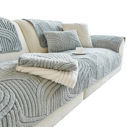 Plyš huzat kanapéra Csúszásgátló bevonat 110 x 240 cm Puha meleg plyš Univerzális kanapé- és fotelvédő a kopás ellen
