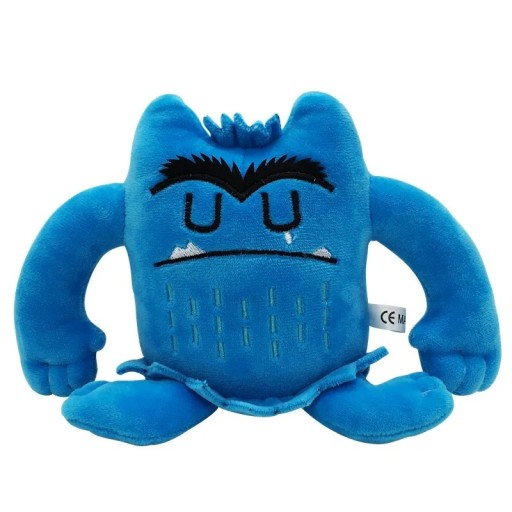 Plyschleksak sött monster 15 cm Färgglad mjuk dekoration Barnleksak Originalpresent Plyschfigur för glädje