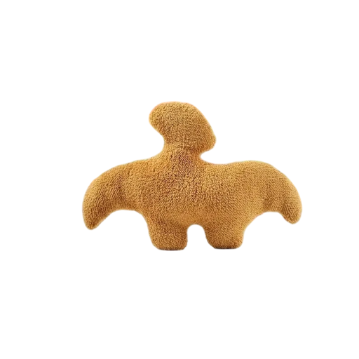 Plysdinosaur Pterodaktyl Sødt legetøj i kyllingenugget-stil Blød plysbamse til børn og præhistorieelskere