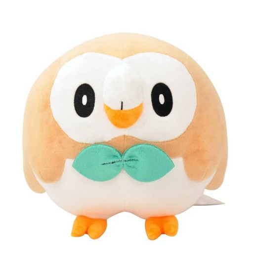 Plyšosa hraça Pokémon Rowlet 20 cm Brinquedo de pelúcia macio para crianças e fãs de Pokémon Decoração Brinquedo de quarto Para abraçar