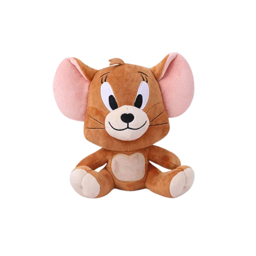 Plyšosa hraça Tom e Jerry 13 cm Rato Jerry Pequena figura macia Brinquedo infantil Decoração Companheiro carinhoso Presente original Cartoon Network