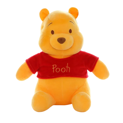 Plyšová brinquedo Ursinho Pooh Roztomila figura macia Brinquedo infantil Decoração Companheiro carinhoso Presente original Disney Ursinho Pooh