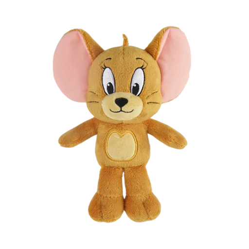 Plyšová figura Tom e Jerry 23 cm Rato Jerry Pequena figura macia Brinquedo infantil Decoração Companheiro carinhoso Presente original Cartoon Network