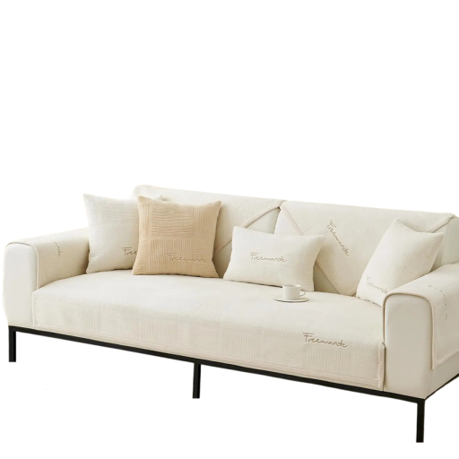 Plyssovertræk til sofa anti-slip 90 x 210 cm blødt beskyttende overtræk til sofa og sofa i stuen til beskyttelse af møbler