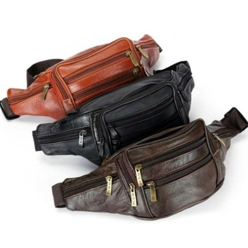 Pochette en cuir pour homme