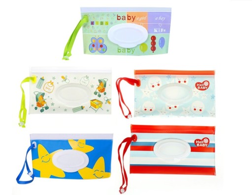 Pochette portable pour lingettes