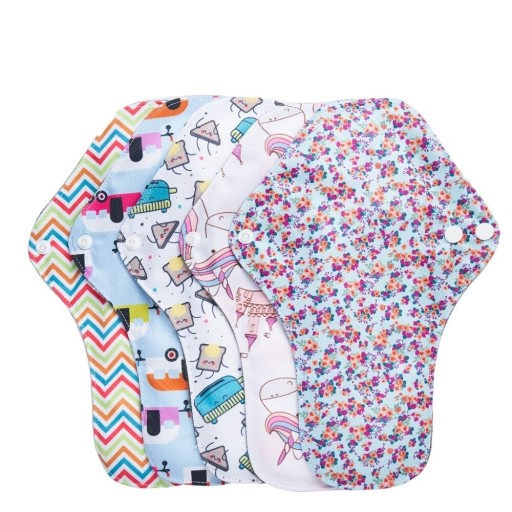Podpaski menstruacyjne materiałowe 5 szt. P3786