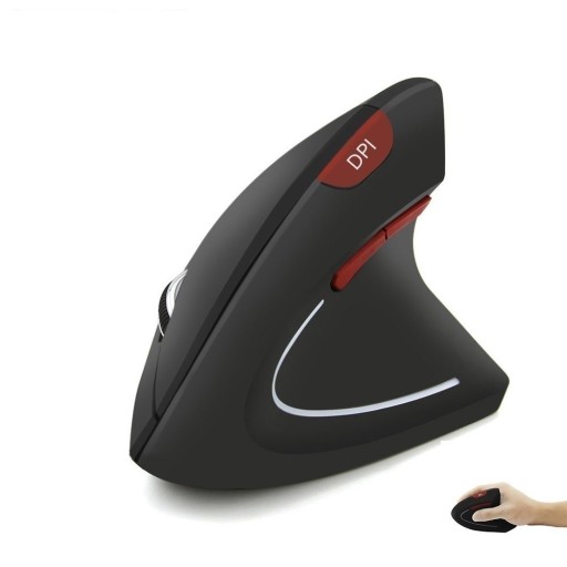 Podsvietená ergonomická myš bezdrôtová