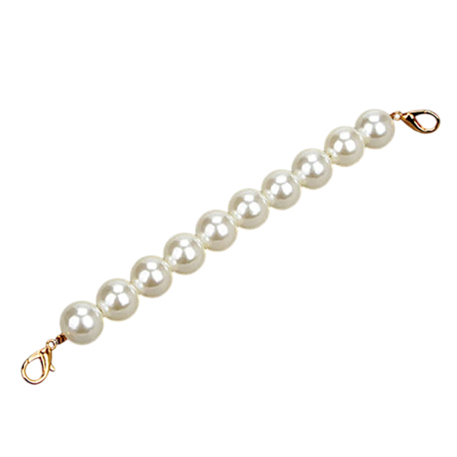 Poignée de sac à main en perles dégradées 23 cm Grandes perles décoratives Fermeture à mousqueton Élégante sangle de remplacement pour sac à main