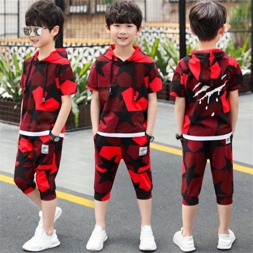 Poikien T-paita ja shortsit L1590