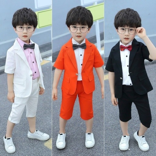 Poikien takki ja shortsit B1342