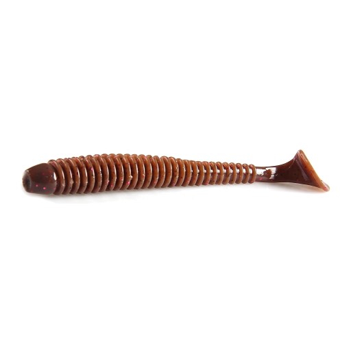 Poissons en caoutchouc ring shad 6,3 cm 1,4 g Paquet de 20 pièces Leurres souples avec sel et microcanaux Pour la pêche à la traîne