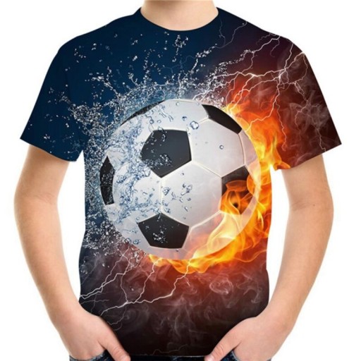 Pojk T-shirt med boll
