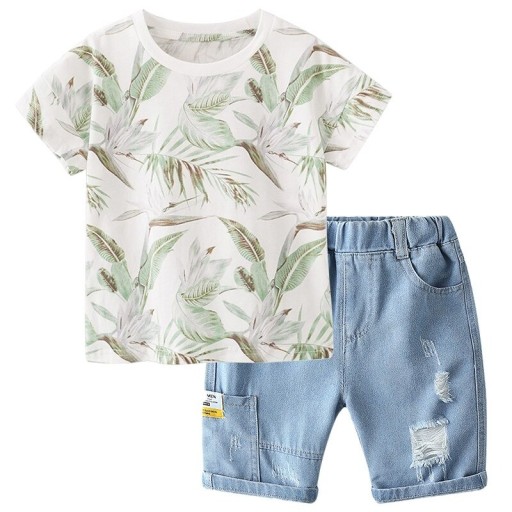 Pojkarnas t-shirt och shorts L17244