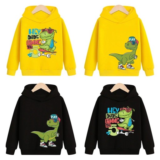 Pojktröja med dinosaurie