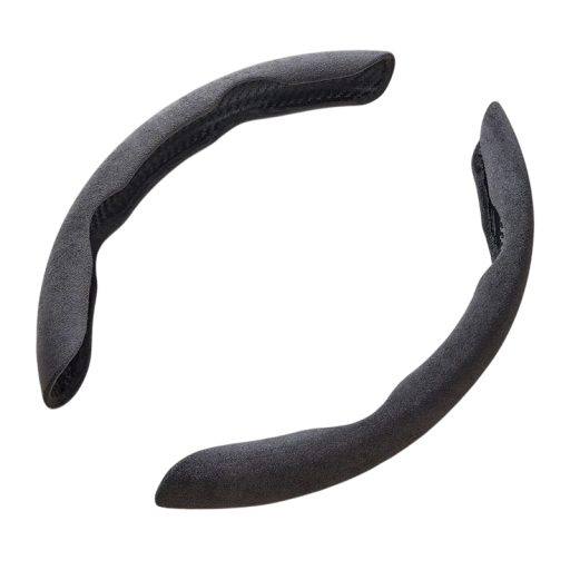 Pokrowiec na kierownicę z pluszu zamszowego Antypoślizgowy uniwersalny pokrowiec na kierownicę w kształcie litery O i D Wystrój wnętrza samochodu Elegancki design